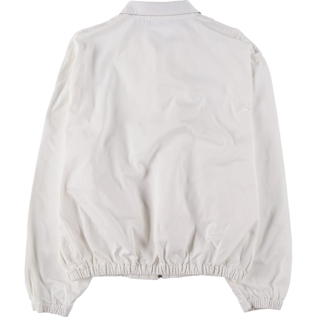 90'S Ralph Lauren POLO by Ralph Lauren Swing Top Sports Jacket Made in USA Men's L size cotton white type Vintage Second Hand
