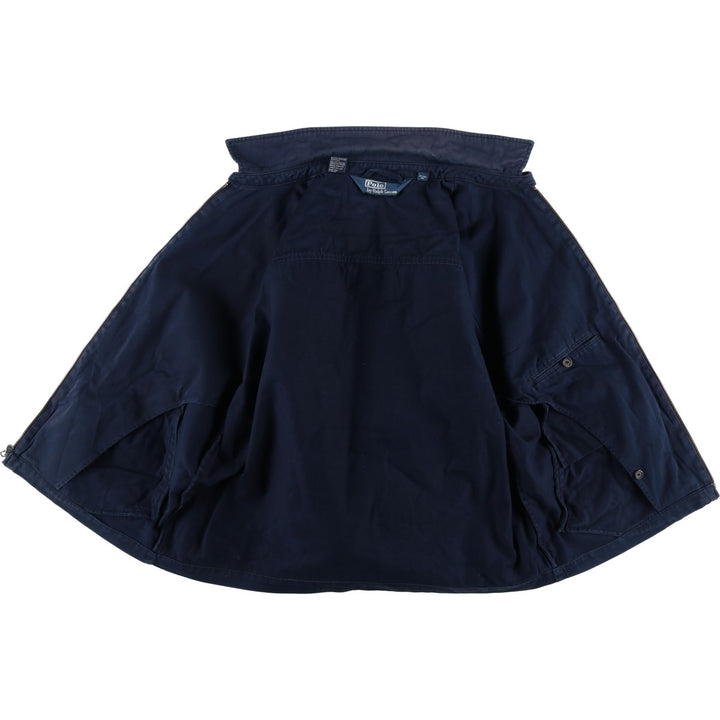 Ralph Lauren POLO by Ralph Lauren Swing Top Sports Jacket Men's L size cotton navy blue type Vintage Second Hand
