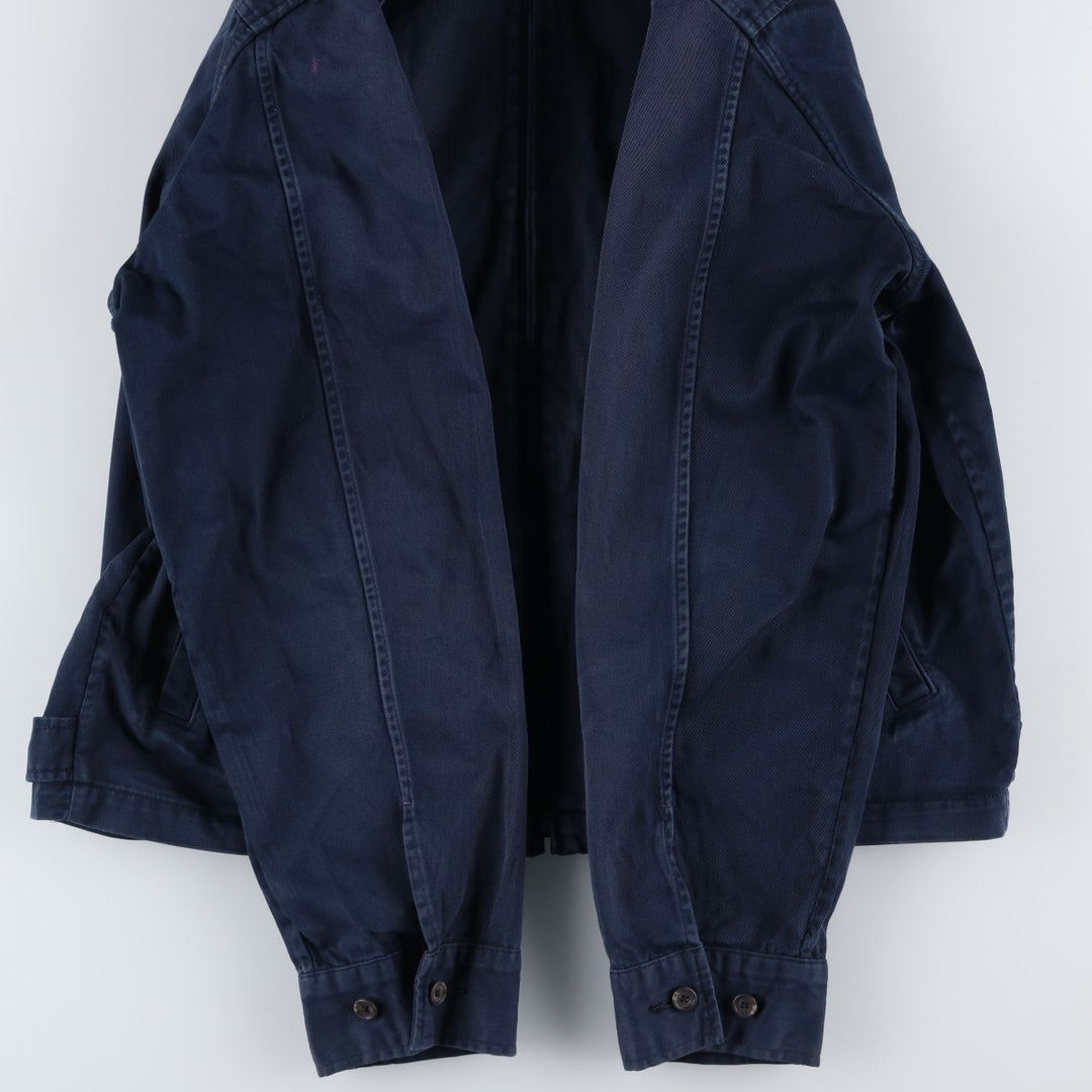 Ralph Lauren POLO by Ralph Lauren Swing Top Sports Jacket Men's L size cotton navy blue type Vintage Second Hand