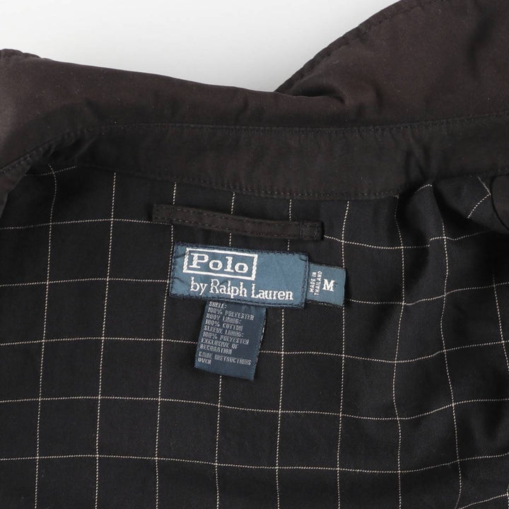 Ralph Lauren POLO by Ralph Lauren Swing Top Sports Jacket Men's M polyester black type Vintage Second Hand