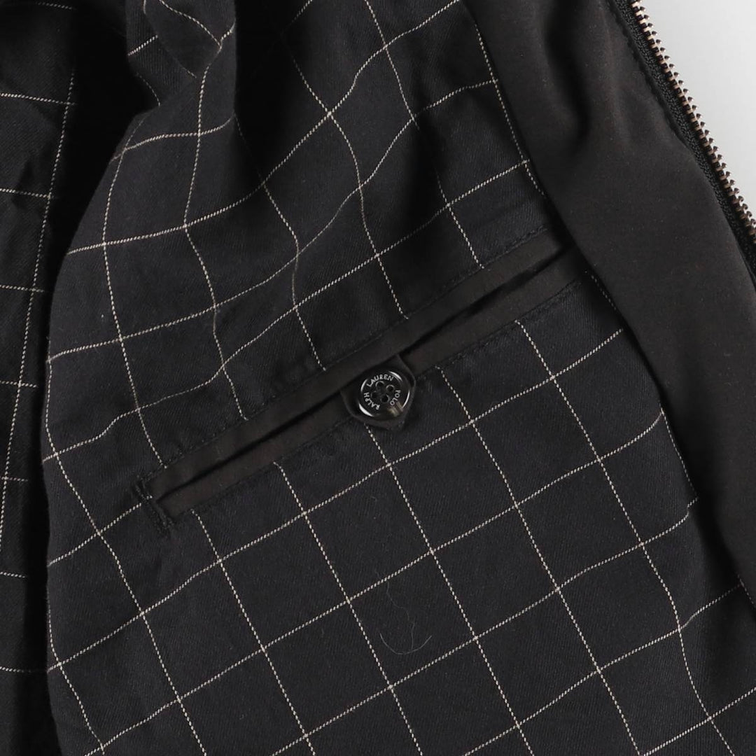 Ralph Lauren POLO by Ralph Lauren Swing Top Sports Jacket Men's M polyester black type Vintage Second Hand