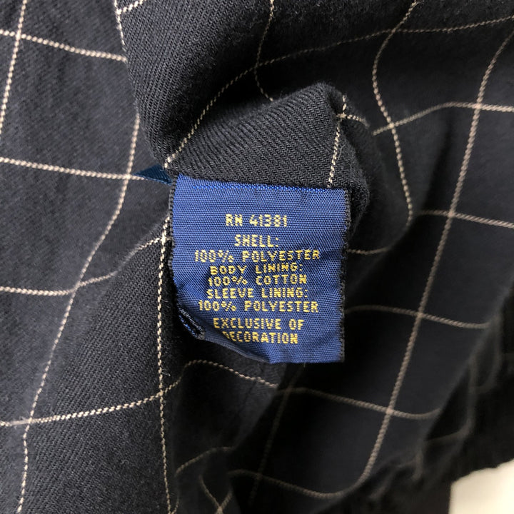 Ralph Lauren POLO RALPH LAUREN Swing Top Sports Jacket Men's L size polyester black type Vintage Second Hand