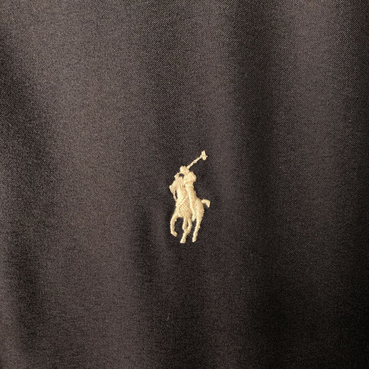 Ralph Lauren POLO RALPH LAUREN Swing Top Sports Jacket Men's L size polyester black type Vintage Second Hand