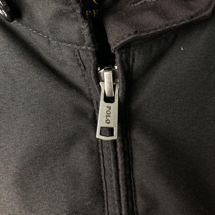 Ralph Lauren POLO RALPH LAUREN Swing Top Sports Jacket Men's L size polyester black type Vintage Second Hand