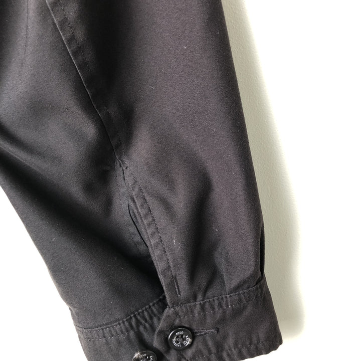 Ralph Lauren POLO RALPH LAUREN Swing Top Sports Jacket Men's L size polyester black type Vintage Second Hand