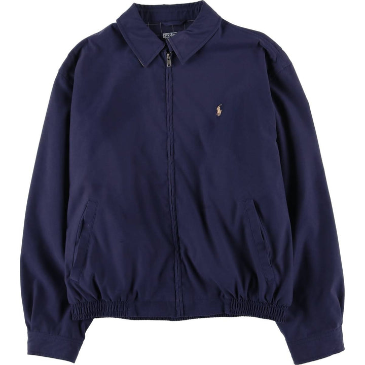Ralph Lauren POLO by Ralph Lauren Swing Top Sports Jacket Men's L size polyester navy blue type Vintage Second Hand