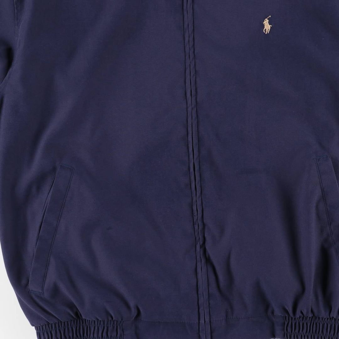 Ralph Lauren POLO by Ralph Lauren Swing Top Sports Jacket Men's L size polyester navy blue type Vintage Second Hand