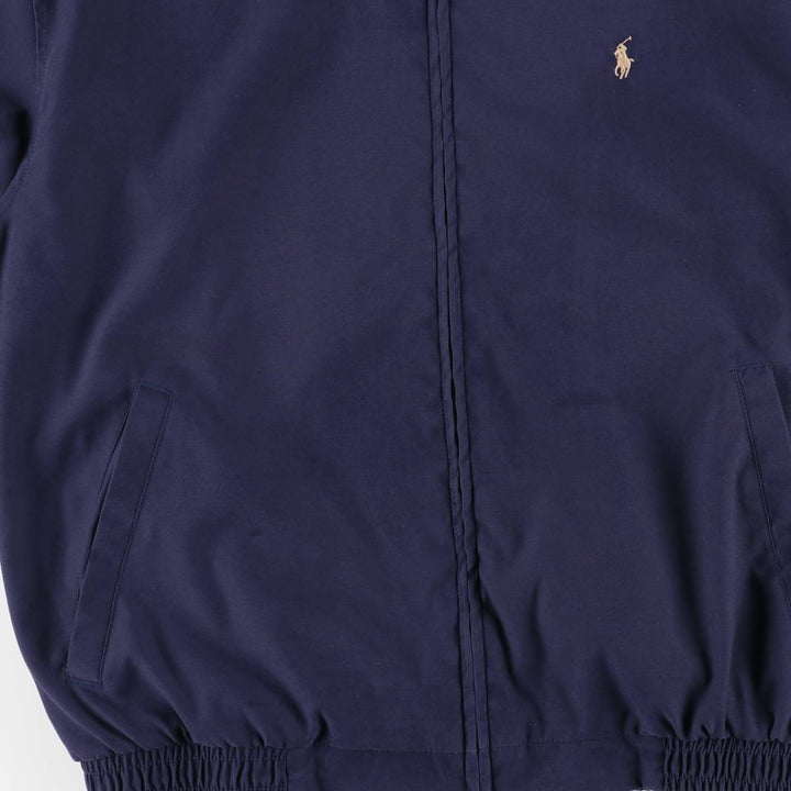 Ralph Lauren POLO by Ralph Lauren Swing Top Sports Jacket Men's L size polyester navy blue type Vintage Second Hand