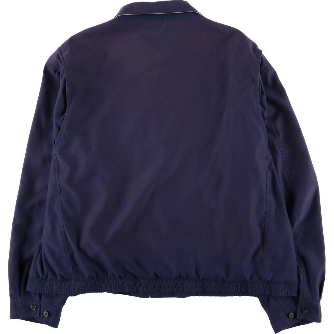 Ralph Lauren POLO by Ralph Lauren Swing Top Sports Jacket Men's XL polyester navy blue type Vintage Second Hand