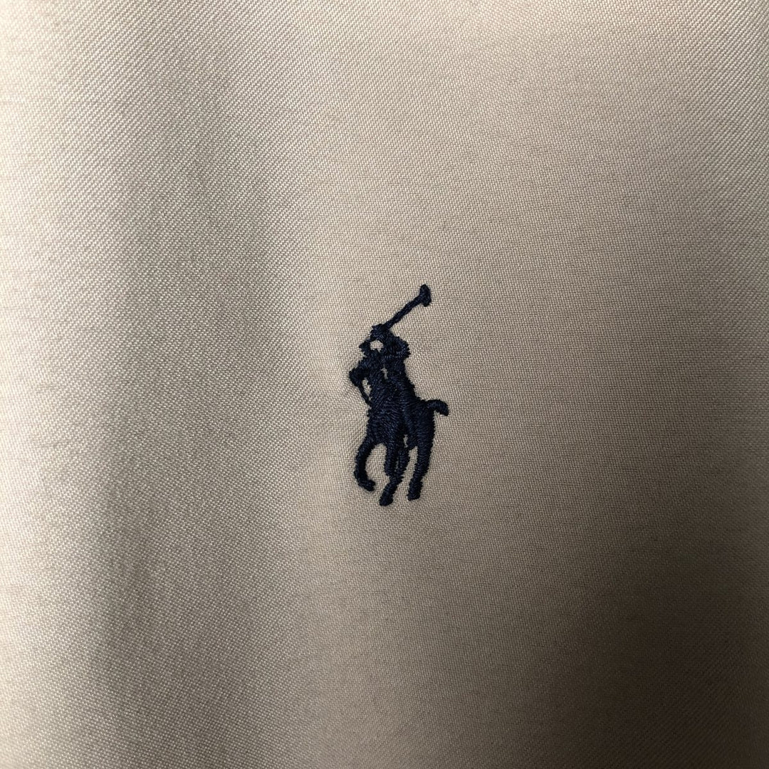 Ralph Lauren POLO by Ralph Lauren Swing Top Sports Jacket Men's L size polyester Beige type Vintage Second Hand