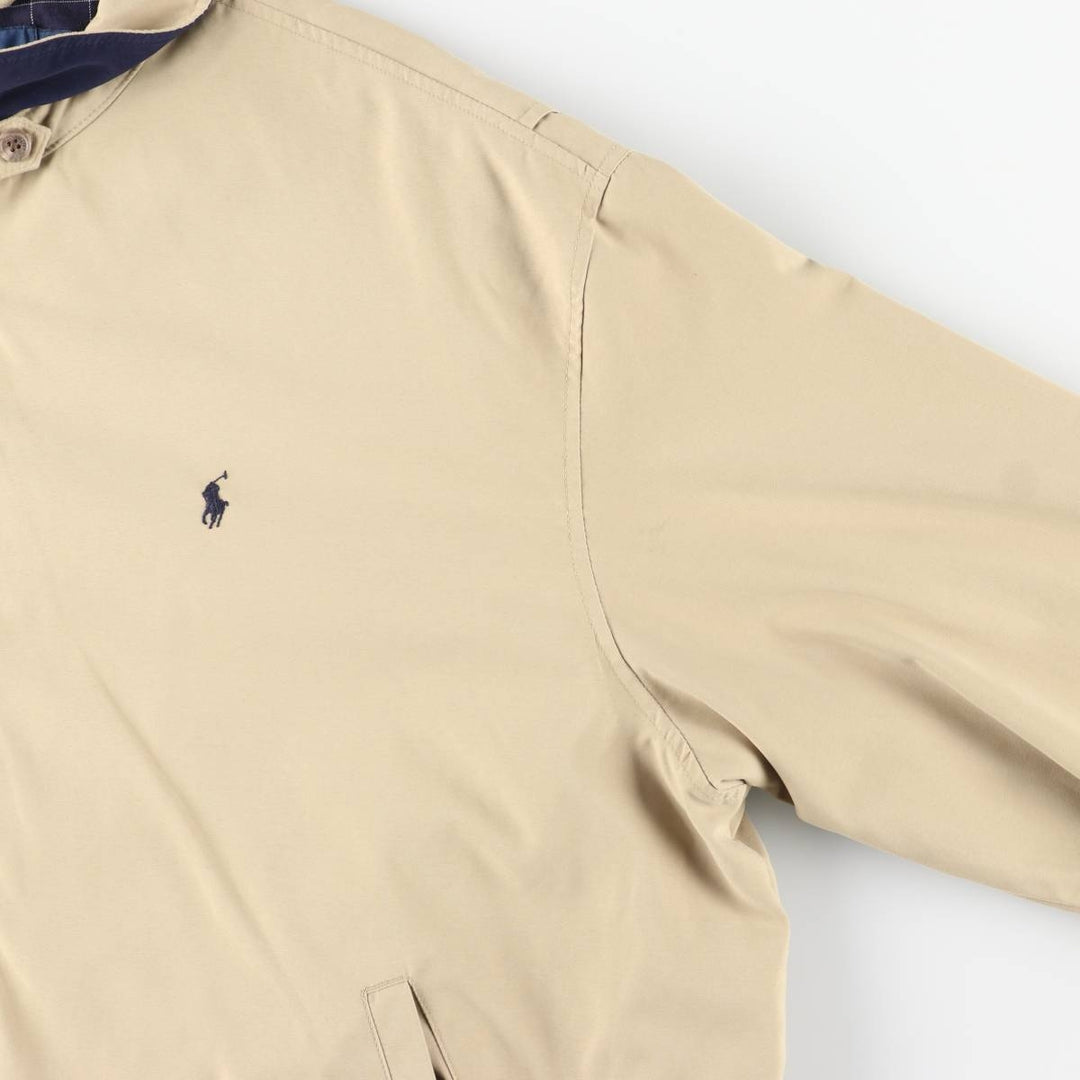 Ralph Lauren POLO by Ralph Lauren Swing Top Sports Jacket Men's XXL polyester Beige type Vintage Second Hand