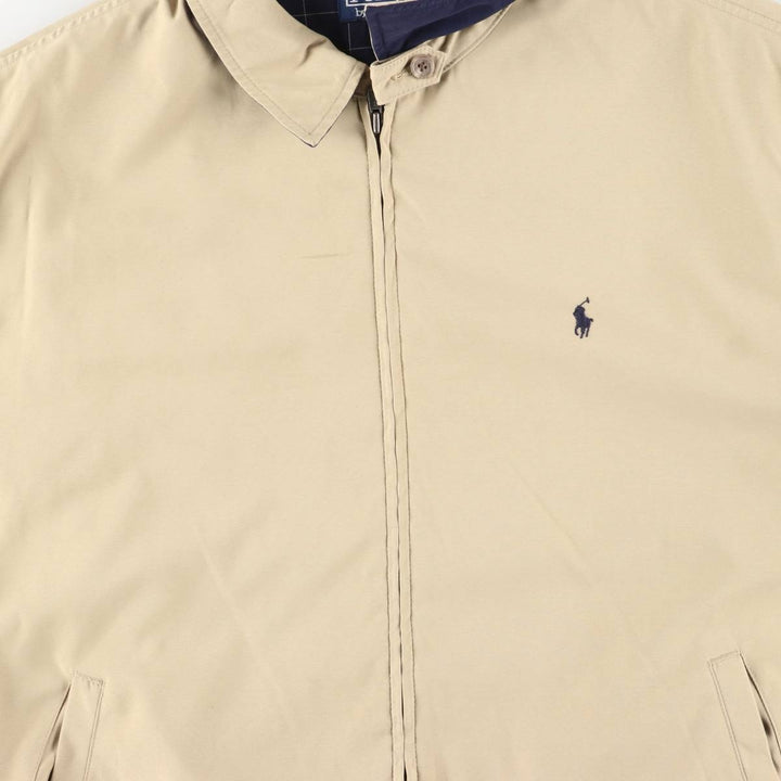 Ralph Lauren POLO by Ralph Lauren Swing Top Sports Jacket Men's XXL polyester Beige type Vintage Second Hand