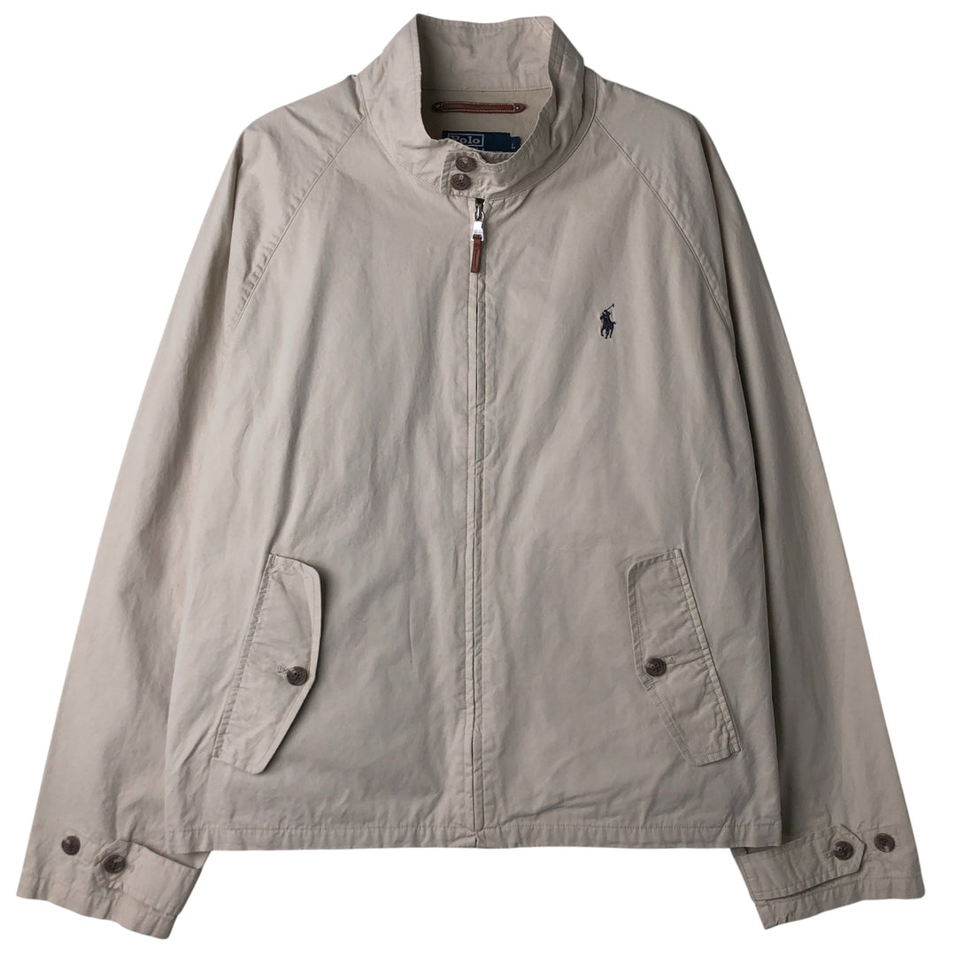 Ralph Lauren POLO by Ralph Lauren Harrington Jacket Swing Top Men's L size cotton unbleached Vintage Second Hand