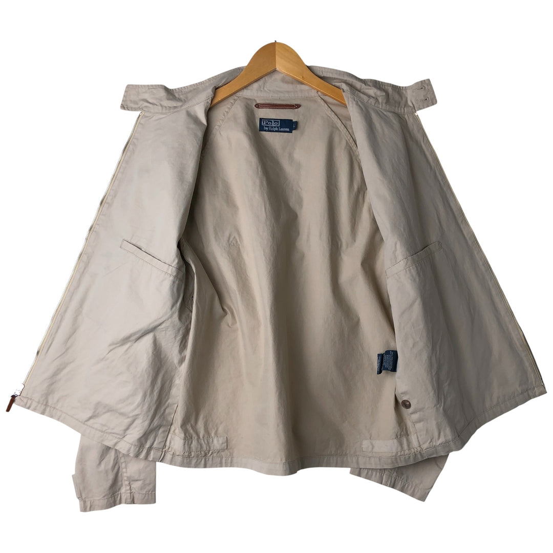 Ralph Lauren POLO by Ralph Lauren Harrington Jacket Swing Top Men's L size cotton unbleached Vintage Second Hand