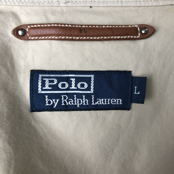Ralph Lauren POLO by Ralph Lauren Harrington Jacket Swing Top Men's L size cotton unbleached Vintage Second Hand