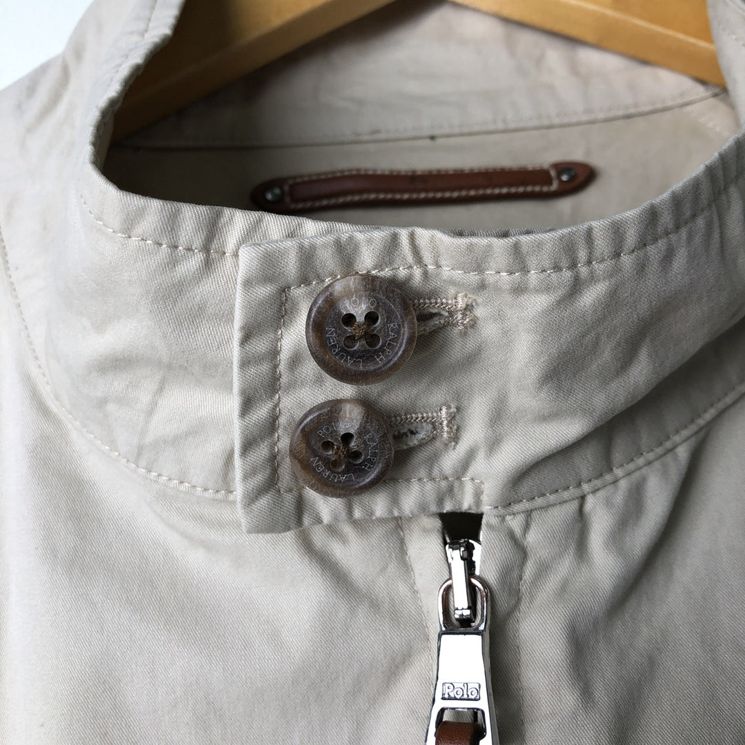 Ralph Lauren POLO by Ralph Lauren Harrington Jacket Swing Top Men's L size cotton unbleached Vintage Second Hand