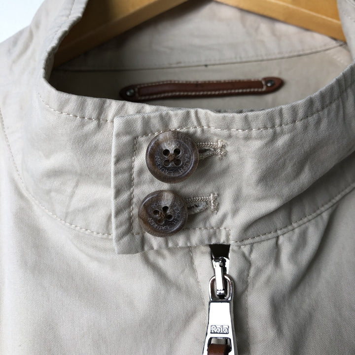 Ralph Lauren POLO by Ralph Lauren Harrington Jacket Swing Top Men's L size cotton unbleached Vintage Second Hand