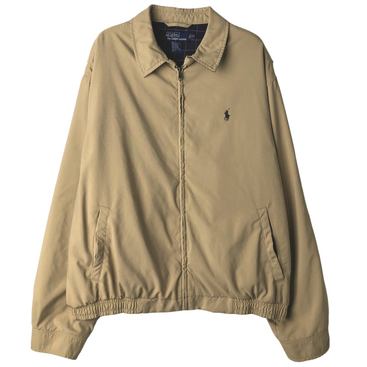 Ralph Lauren POLO by Ralph Lauren Swing Top Sports Jacket Men's XL polyester Beige type Vintage Second Hand