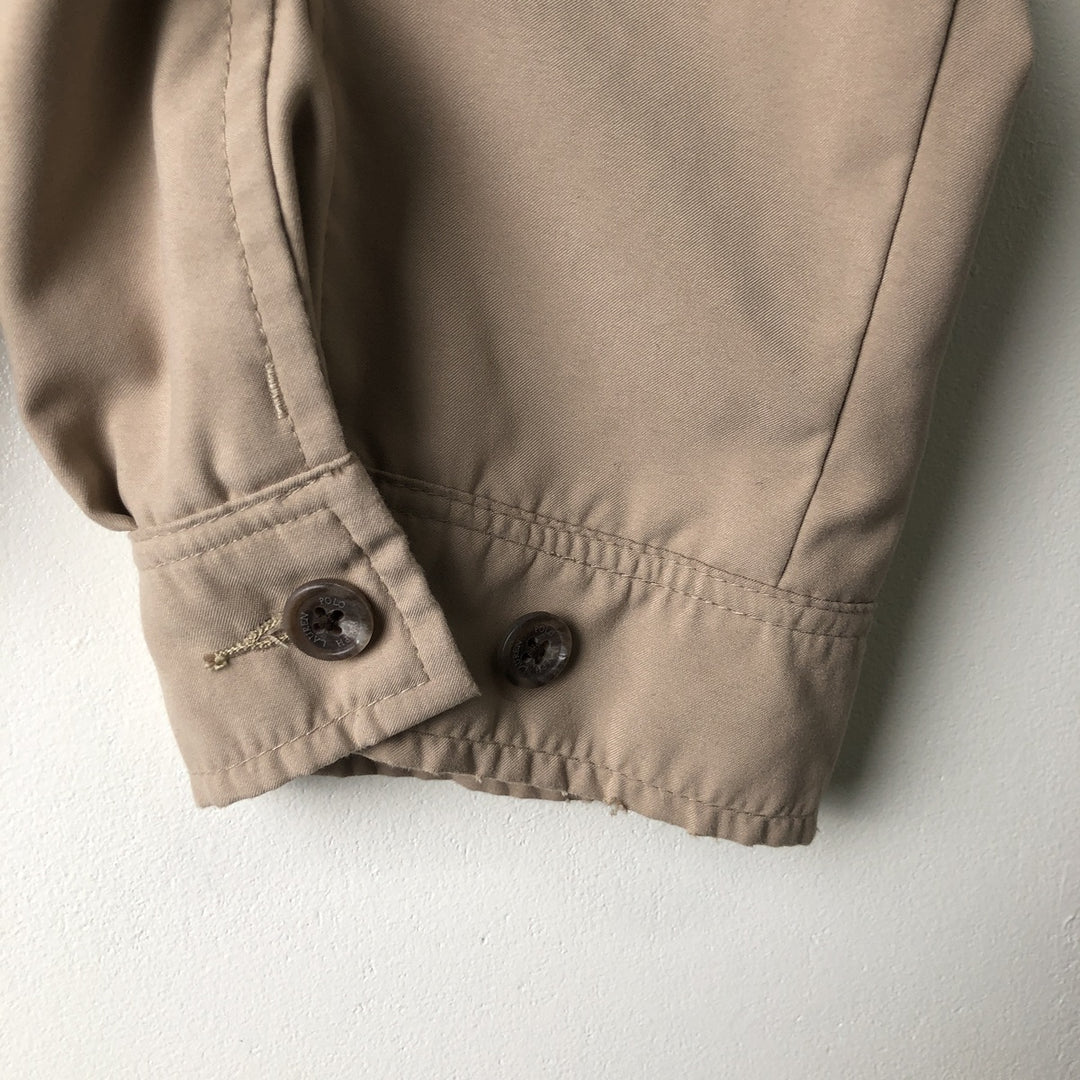 Ralph Lauren POLO by Ralph Lauren Swing Top Sports Jacket Men's XL polyester Beige type Vintage Second Hand