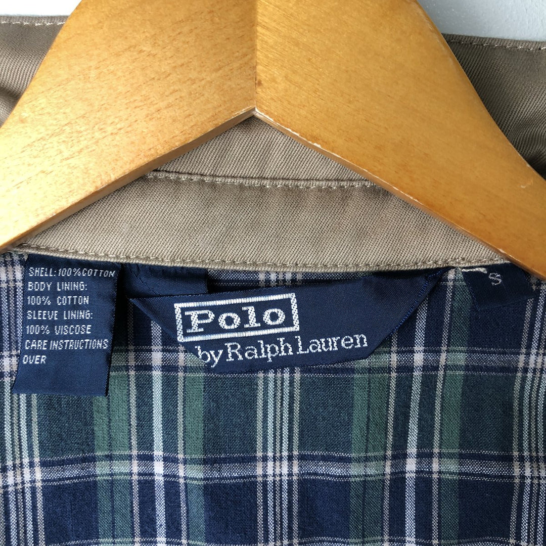Ralph Lauren POLO by Ralph Lauren Swing Top Sports Jacket, Size S (Men's Size S) cotton Beige type Vintage Second Hand