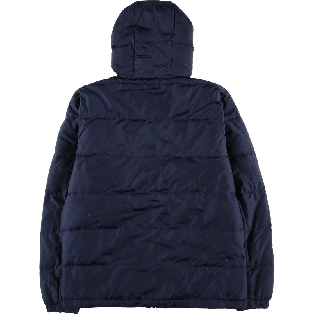 Eddie Bauer 650 Fill Power Down Parka, Men's Size Medium polyester navy blue type Vintage Second Hand