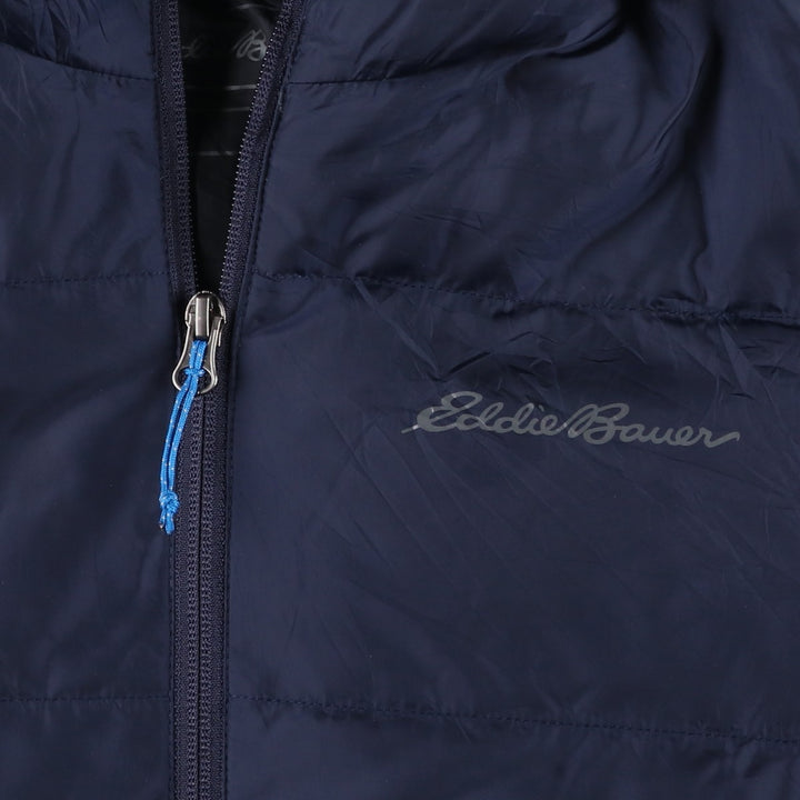 Eddie Bauer 650 Fill Power Down Parka, Men's Size Medium polyester navy blue type Vintage Second Hand