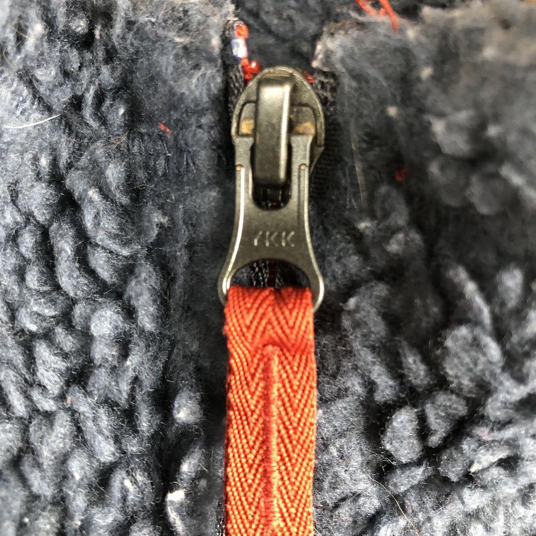 90s-00'S Vintage LL Bean Fleece Jacket, Men's Size L polyester navy blue type Vintage Second Hand