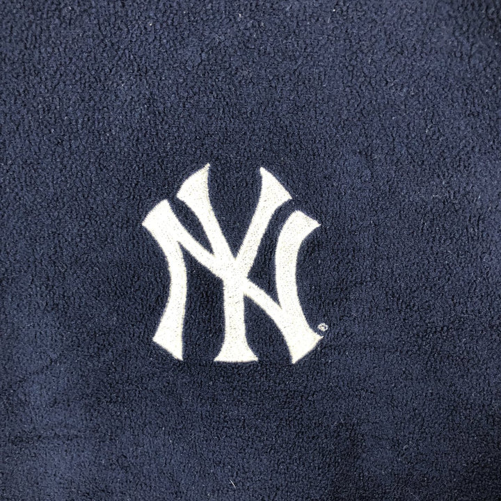 Adidas MLB New York Yankees Fleece Jacket, Men's Size L polyester navy blue type Vintage Second Hand