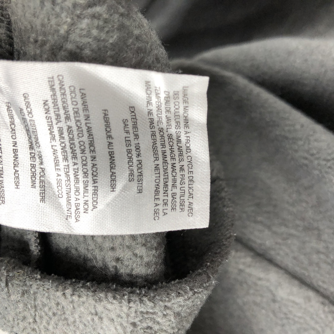 Columbia Half Snap Fleece Pullover, Men's Medium polyester gray type Vintage Second Hand