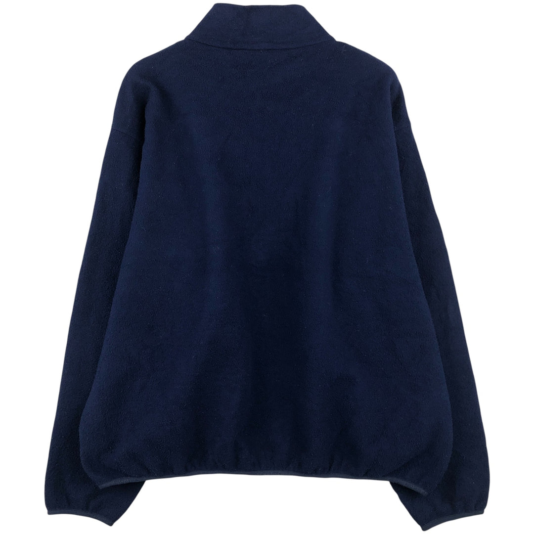 90s-00'S LLBean Half-Zip Fleece Pullover, Men's XXL unclear navy blue type Vintage Second Hand