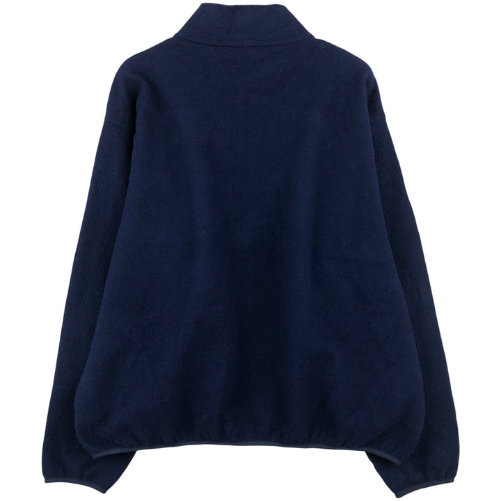 90s-00'S LLBean Half-Zip Fleece Pullover, Men's XXL unclear navy blue type Vintage Second Hand