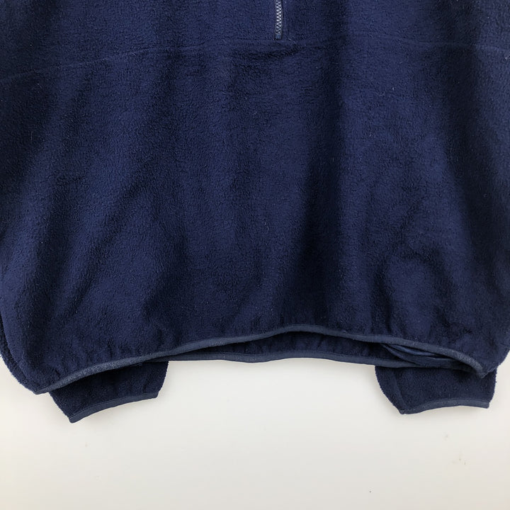 90s-00'S LLBean Half-Zip Fleece Pullover, Men's XXL unclear navy blue type Vintage Second Hand