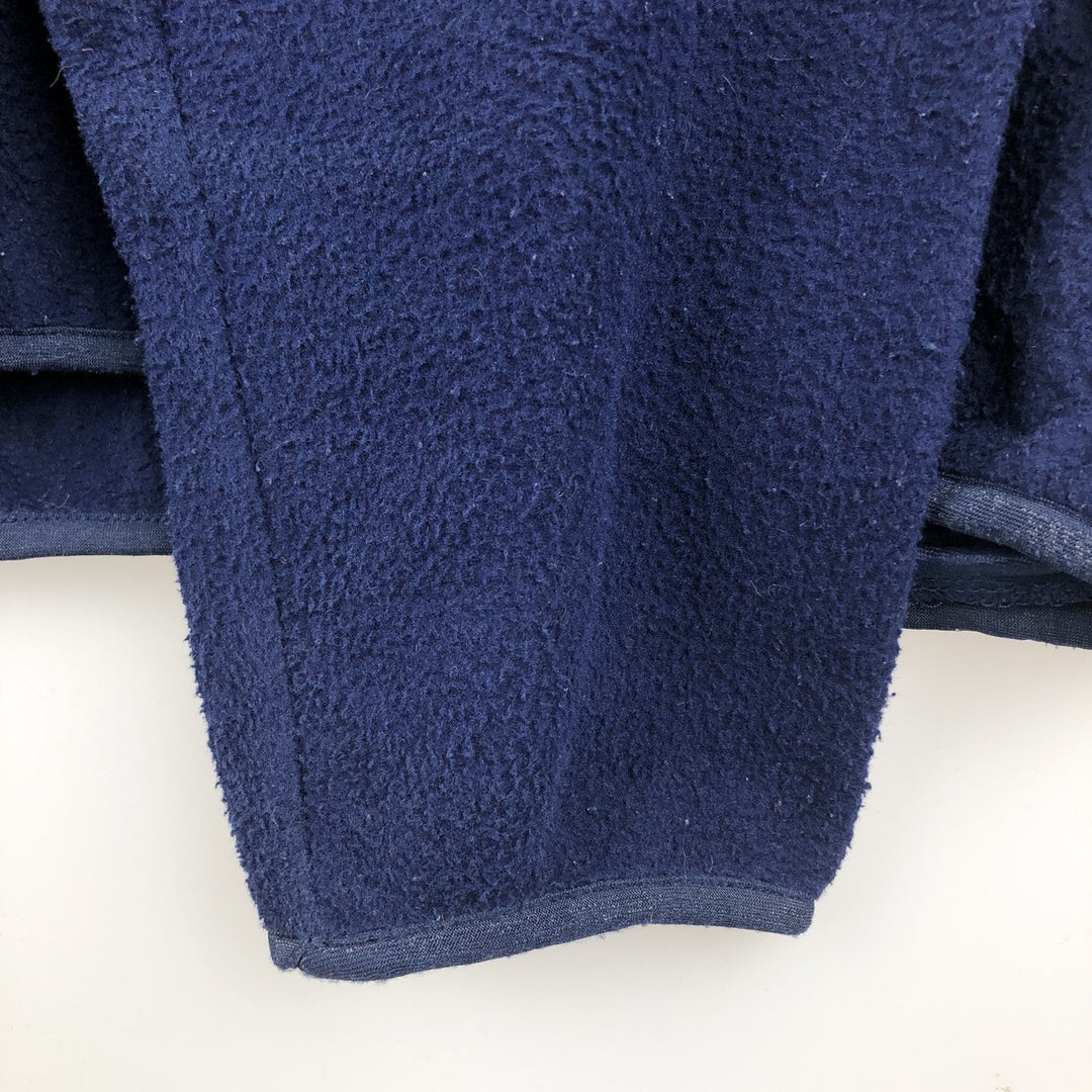 90s-00'S LLBean Half-Zip Fleece Pullover, Men's XXL unclear navy blue type Vintage Second Hand