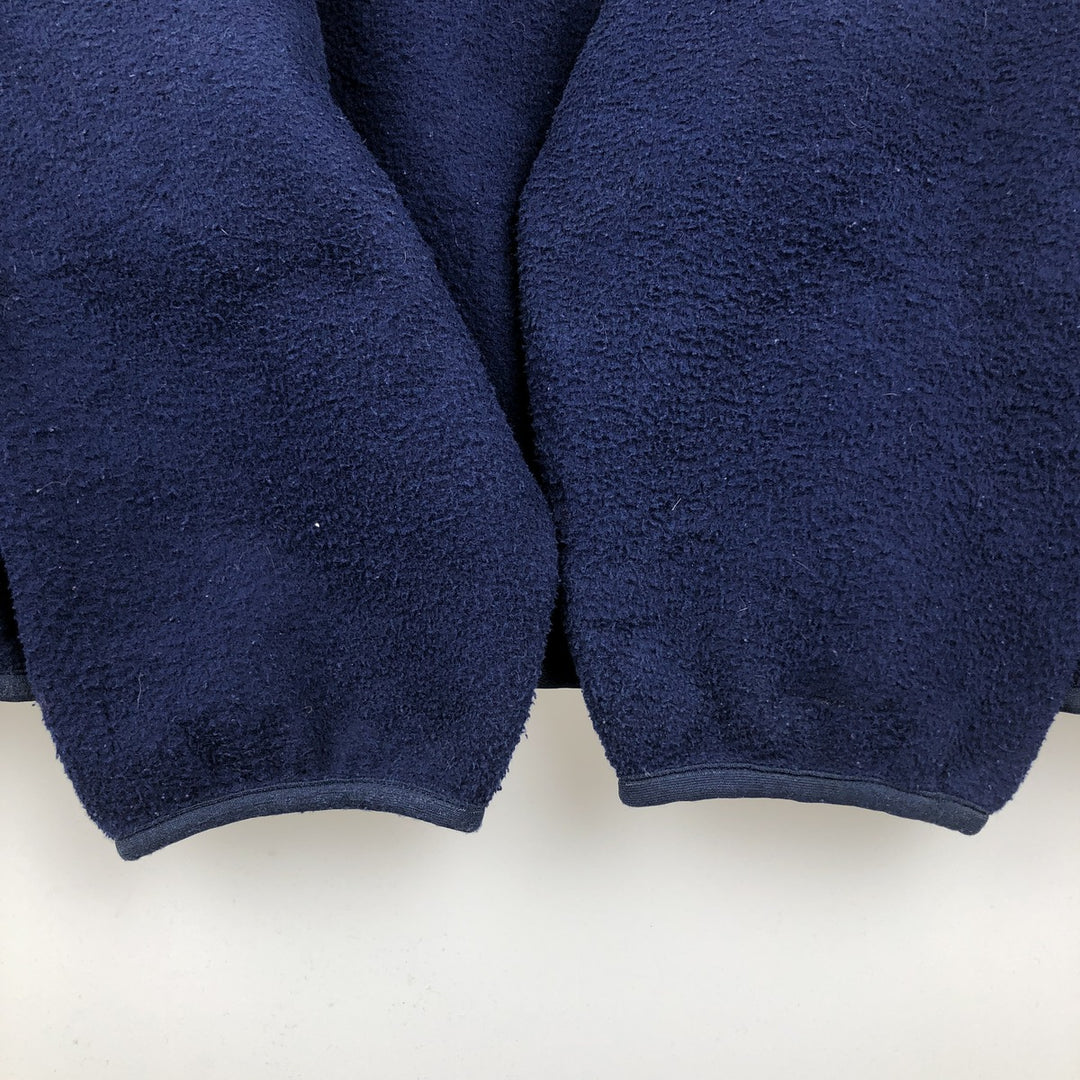 90s-00'S LLBean Half-Zip Fleece Pullover, Men's XXL unclear navy blue type Vintage Second Hand