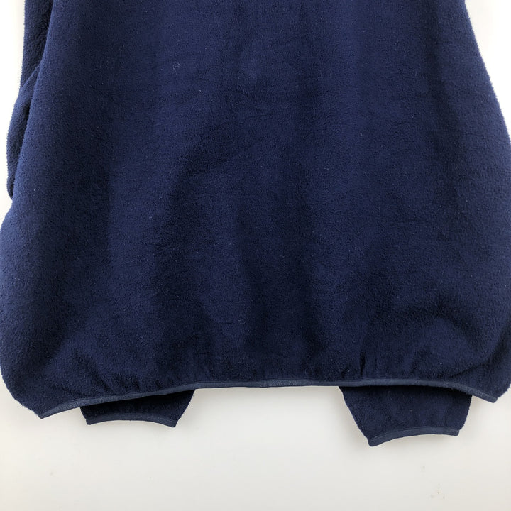 90s-00'S LLBean Half-Zip Fleece Pullover, Men's XXL unclear navy blue type Vintage Second Hand