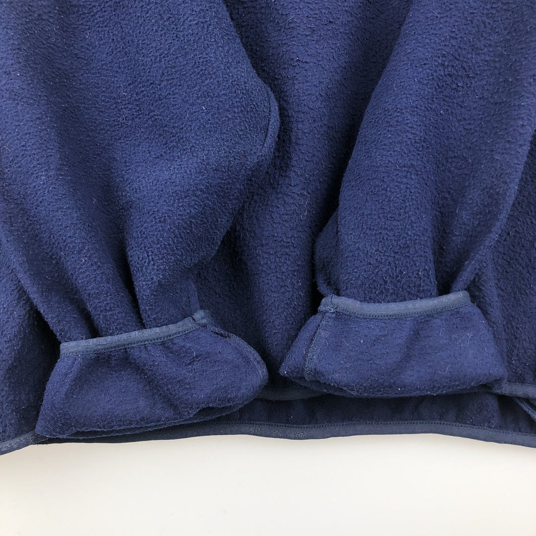90s-00'S LLBean Half-Zip Fleece Pullover, Men's XXL unclear navy blue type Vintage Second Hand