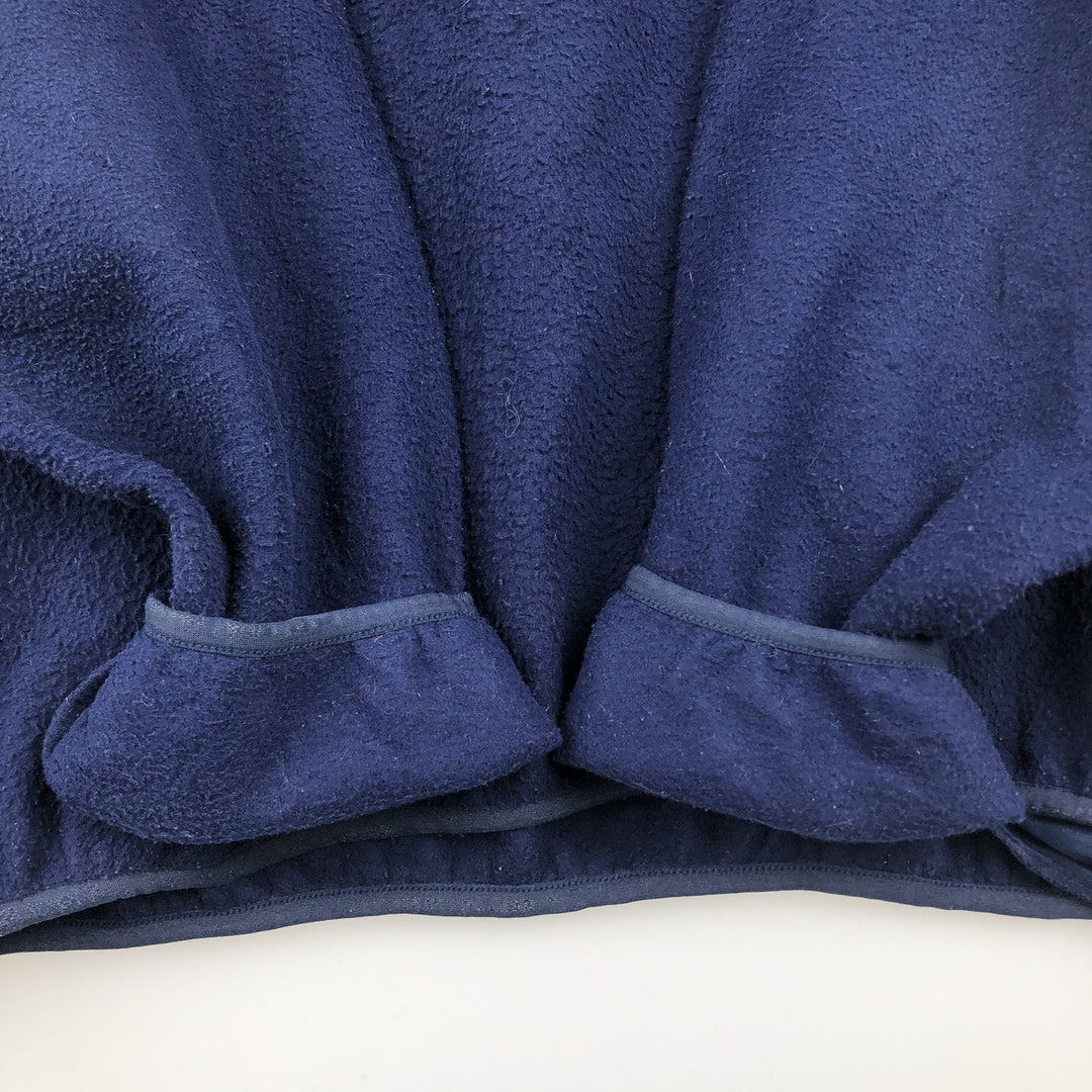 90s-00'S LLBean Half-Zip Fleece Pullover, Men's XXL unclear navy blue type Vintage Second Hand