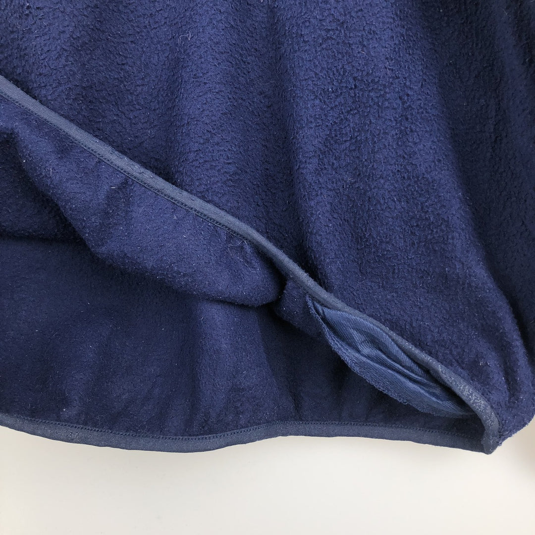 90s-00'S LLBean Half-Zip Fleece Pullover, Men's XXL unclear navy blue type Vintage Second Hand