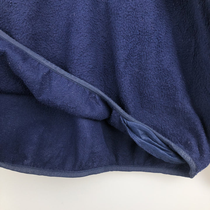 90s-00'S LLBean Half-Zip Fleece Pullover, Men's XXL unclear navy blue type Vintage Second Hand