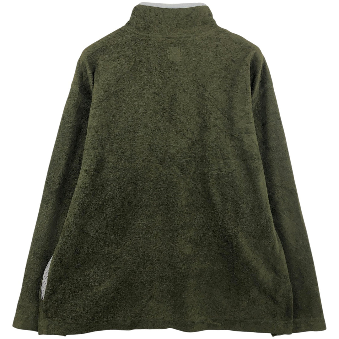 90'S GAP Vintage Half-Zip Fleece Pullover, Men's XL polyester Green type dark green Vintage Second Hand