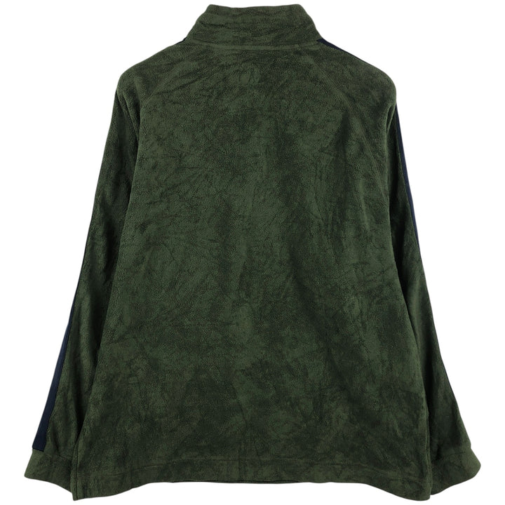 90'S GAP Vintage Half-Zip Fleece Pullover, Men's Size L polyester Green type dark green Vintage Second Hand