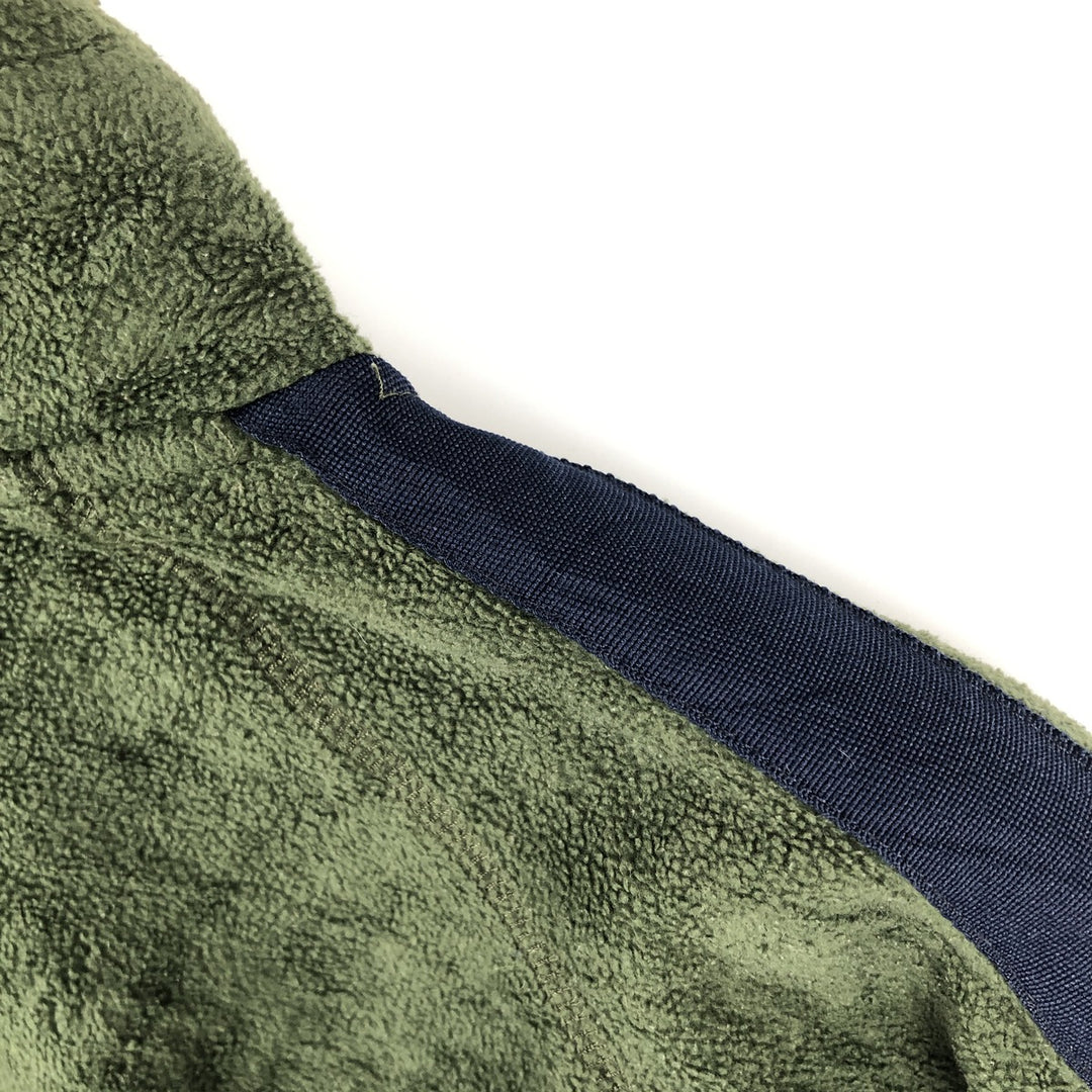 90'S GAP Vintage Half-Zip Fleece Pullover, Men's Size L polyester Green type dark green Vintage Second Hand