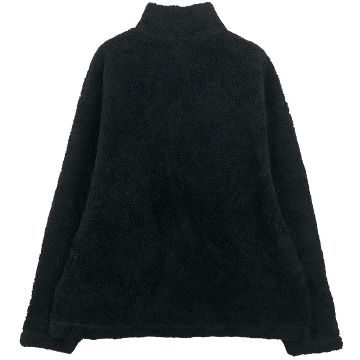 90'S GAP Vintage Half-Zip Fleece Pullover, Men's XL polyester black type Vintage Second Hand