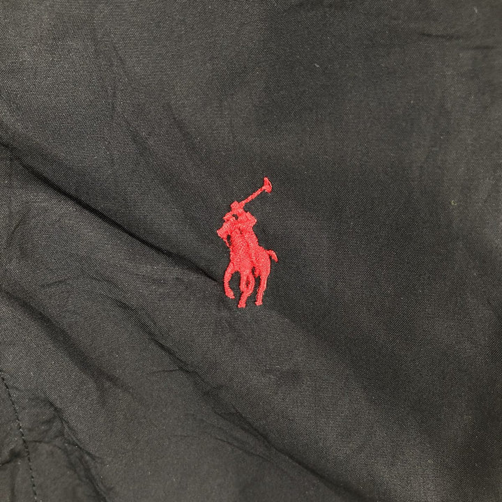 Ralph Lauren POLO by Ralph Lauren fleece jacket, men's size L polyester black type Vintage Second Hand