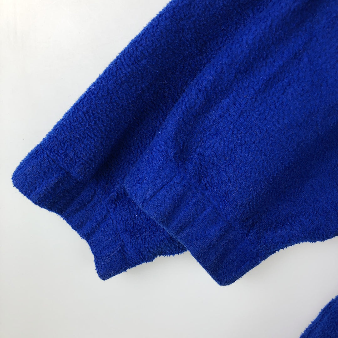 Ralph Lauren Chaps fleece jacket, made in Canada, size L. polyester blue type Vintage Second Hand