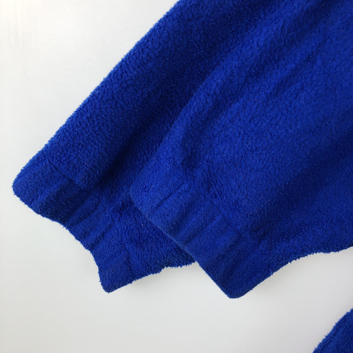 Ralph Lauren Chaps fleece jacket, made in Canada, size L. polyester blue type Vintage Second Hand