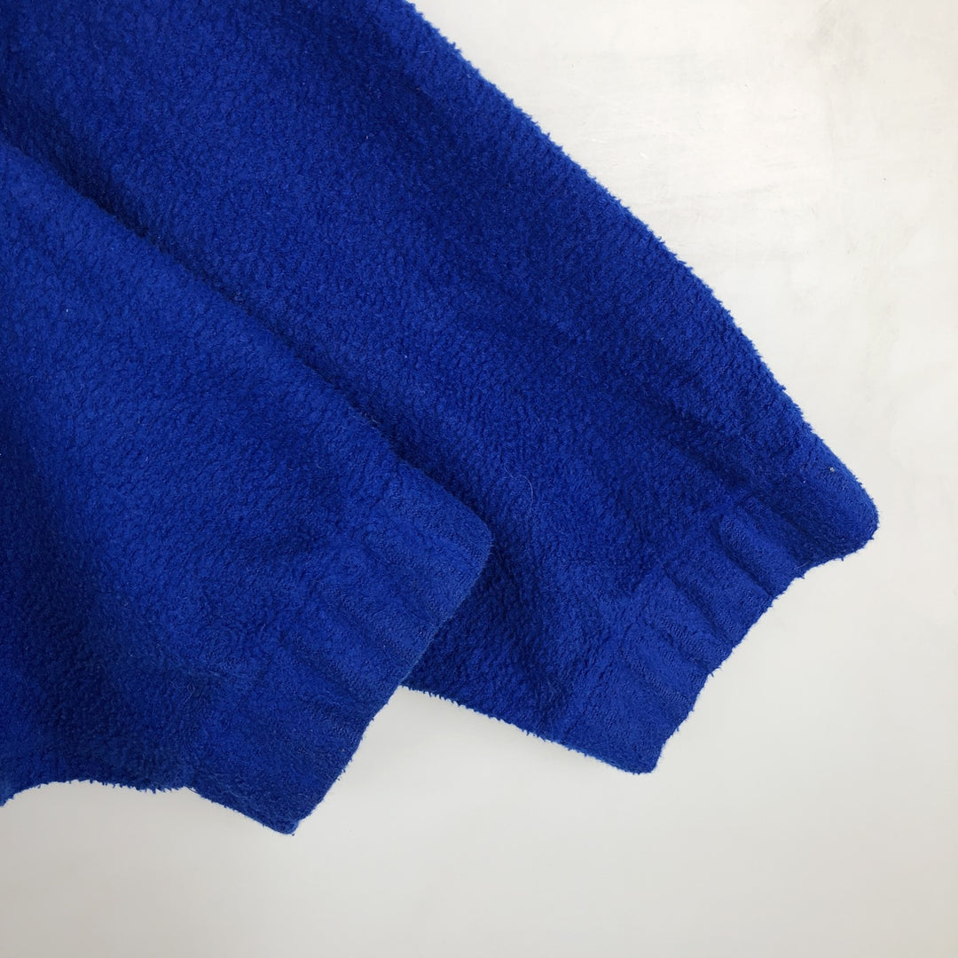 Ralph Lauren Chaps fleece jacket, made in Canada, size L. polyester blue type Vintage Second Hand