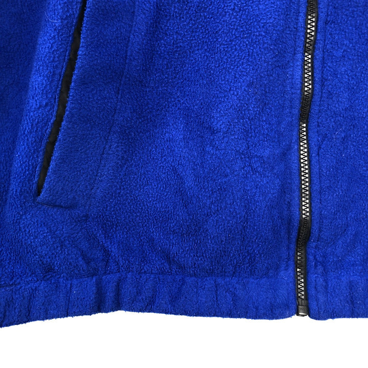Ralph Lauren Chaps fleece jacket, made in Canada, size L. polyester blue type Vintage Second Hand