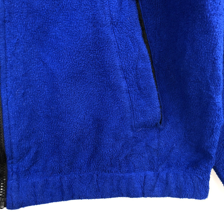 Ralph Lauren Chaps fleece jacket, made in Canada, size L. polyester blue type Vintage Second Hand