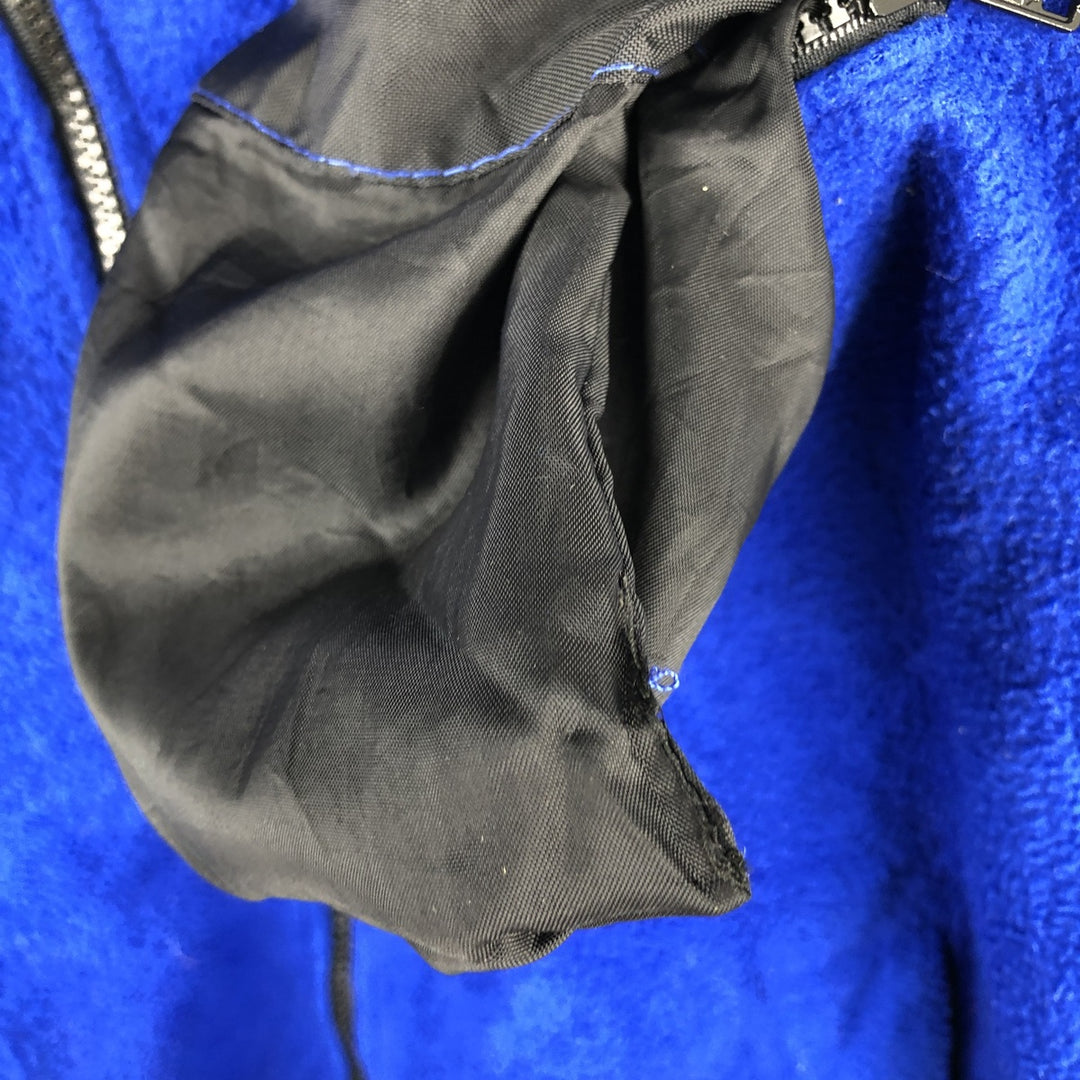 Ralph Lauren Chaps fleece jacket, made in Canada, size L. polyester blue type Vintage Second Hand